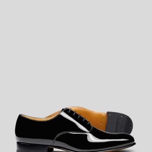 SYN370 Black Patent Oxford Shoes