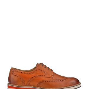 SYN372 tan Gents Lace Smart Shoes