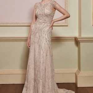SYN249 Embellished Lace Wedding Dress